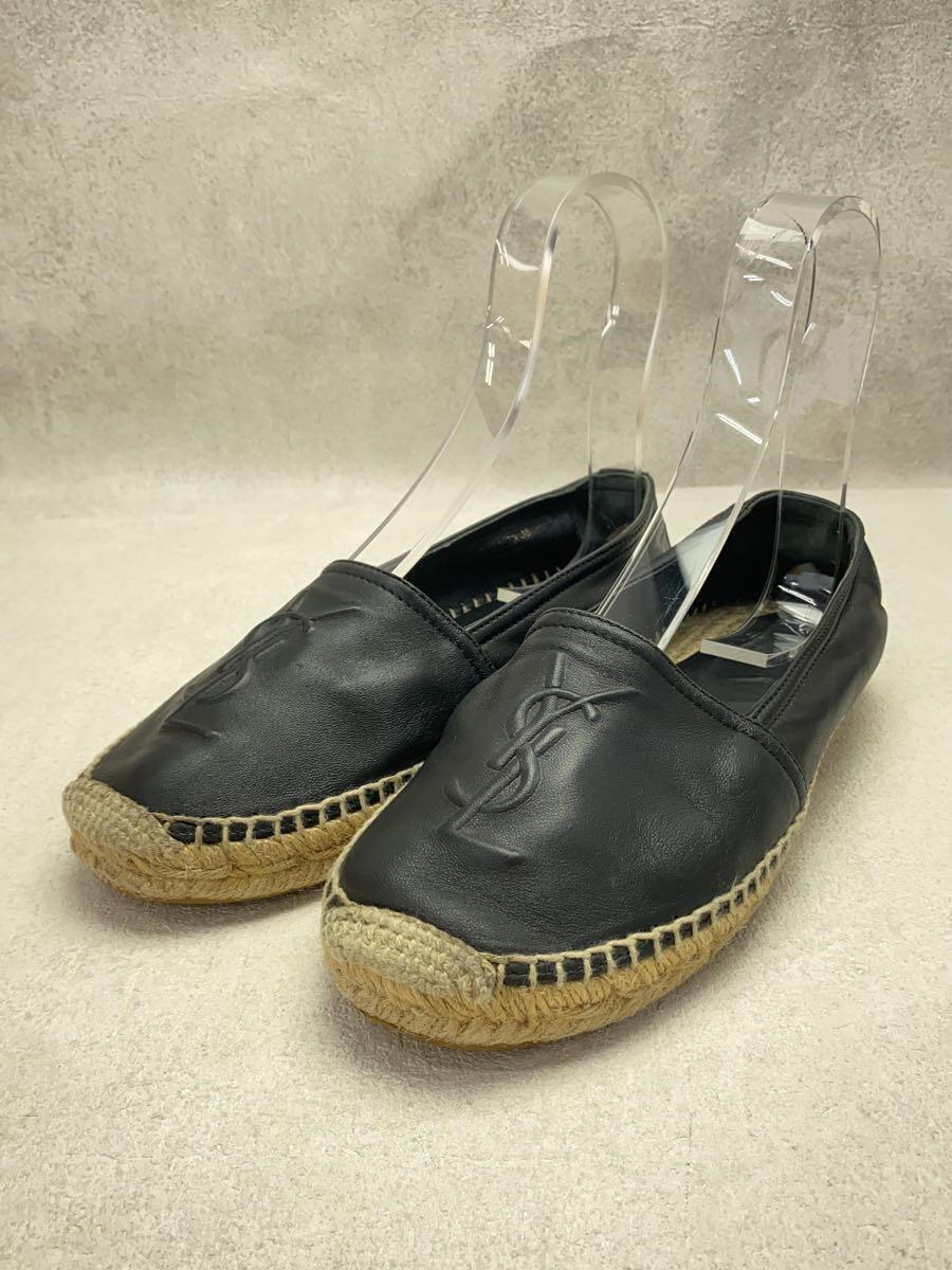 SAINT LAURENT Espadrilles Flat Shoes Size 36 / US 6 Black SAINT LAURENT Espadrilles Flat Shoes Size 36 / US 6 Black