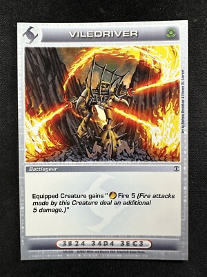 Chaotic Square Cut Viledriver 161/232 DOP 1st Edition Uncommon Battlegear LP