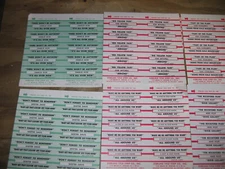 1000 STERLING TITLE STRIPS SEEBURG WURLITZER ROCKOLA JUKEBOX 1000 NOS CT