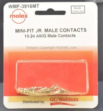 Molex GC Waldom WMF-3916MT 18-24 AWG Male Contacts 39-00-0041