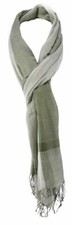TigerTie Designer Schal in beige grau weiss gemustert - Gr. 180 x 60 cm