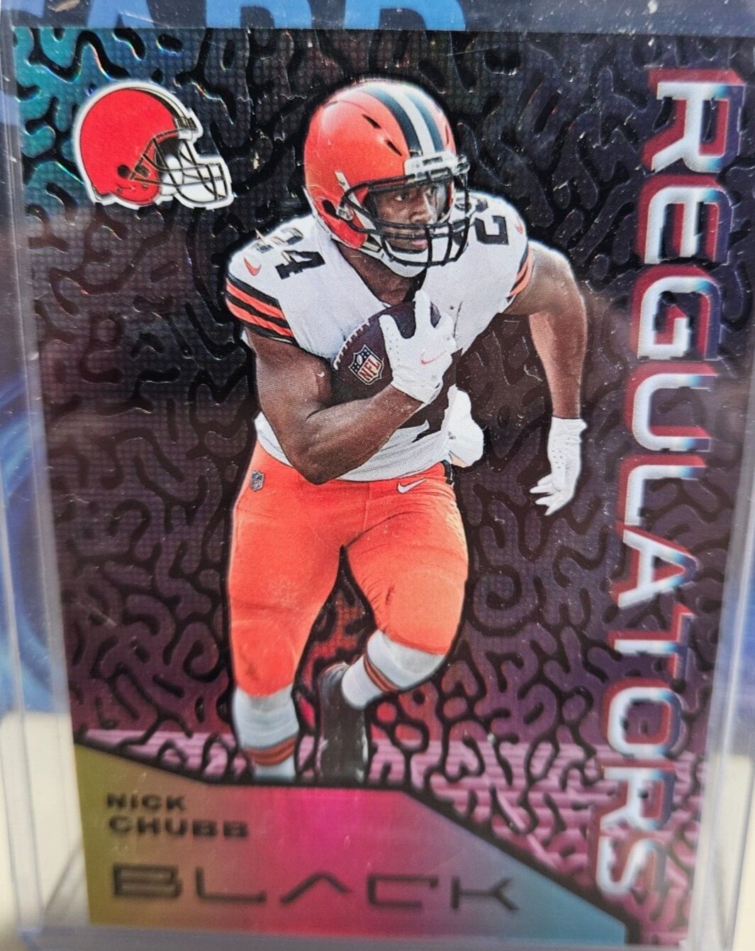Nick Chubb 2022 Panini Black Regulators SSP Case Hit #REG-1 Cleveland Brown