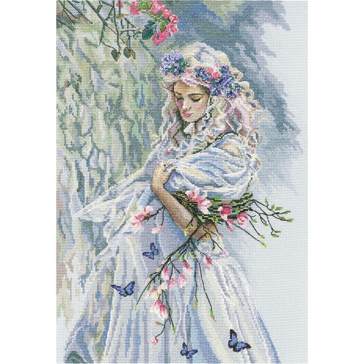 RTO counted Cross Stitch Kit ""Tree nymph"" M725, 29x42 cm, DIY
