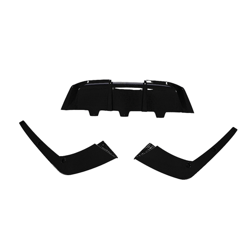Glanz Schwarz Heckdiffusor Diffusor Stoßstangen Lippe Für BMW F06 F12 F13 M6 13+ - Picture 10 of 11