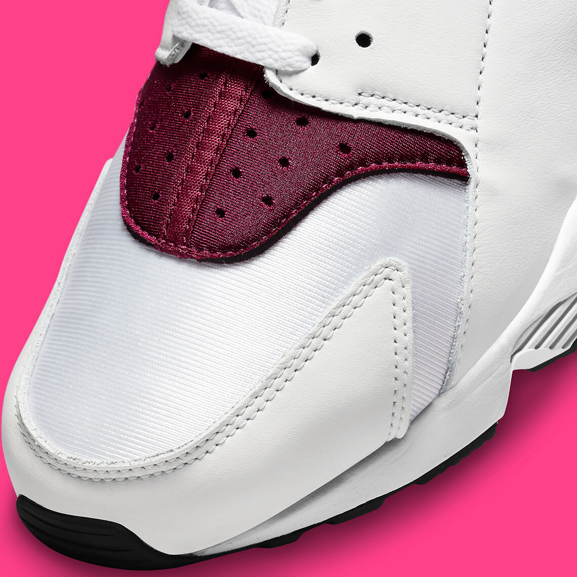 Nike Air Huarache Run White Red Oxide Black DD1068-105 Men's Retro