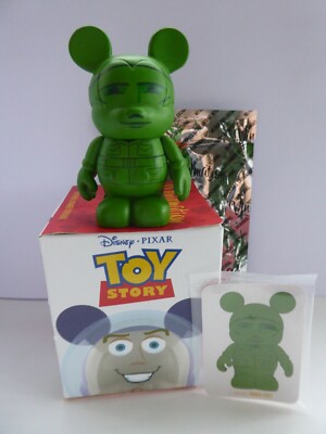 DISNEY TOY STORY GREEN ARMY MAN SOLDIER VINYLMATION FIGURE + BOX +