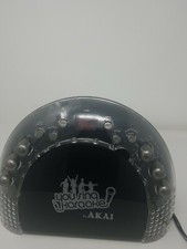 Akai Ks-201 Portable Cd G Karaoke System Light Effects Missing The Microphone