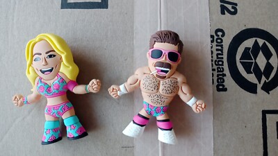 Micro Brawlers  Candice Larae  & Joey Ryan   Wrestling Crate  Loose