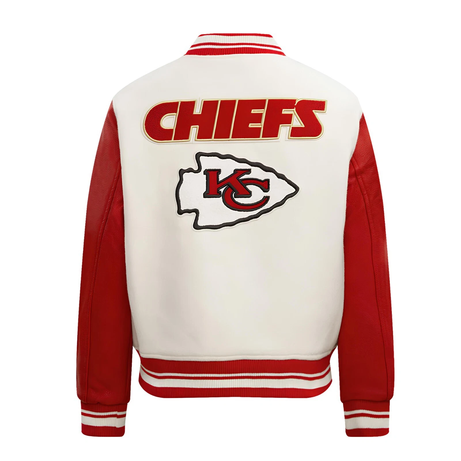Kansas City Chiefs White Body Red Jacket
