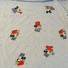 Vtg Dundee Baby Disney Crib Sheet Fitted Musical Instruments Marching Band Blue