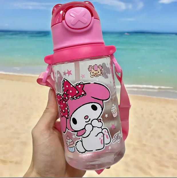 With Straw 20 Oz  Elementary Kids For School No Spill