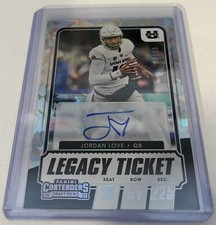 2021 Panini Contenders DP Jordan Love RC Legacy Ticket Cracked Ice Auto/23