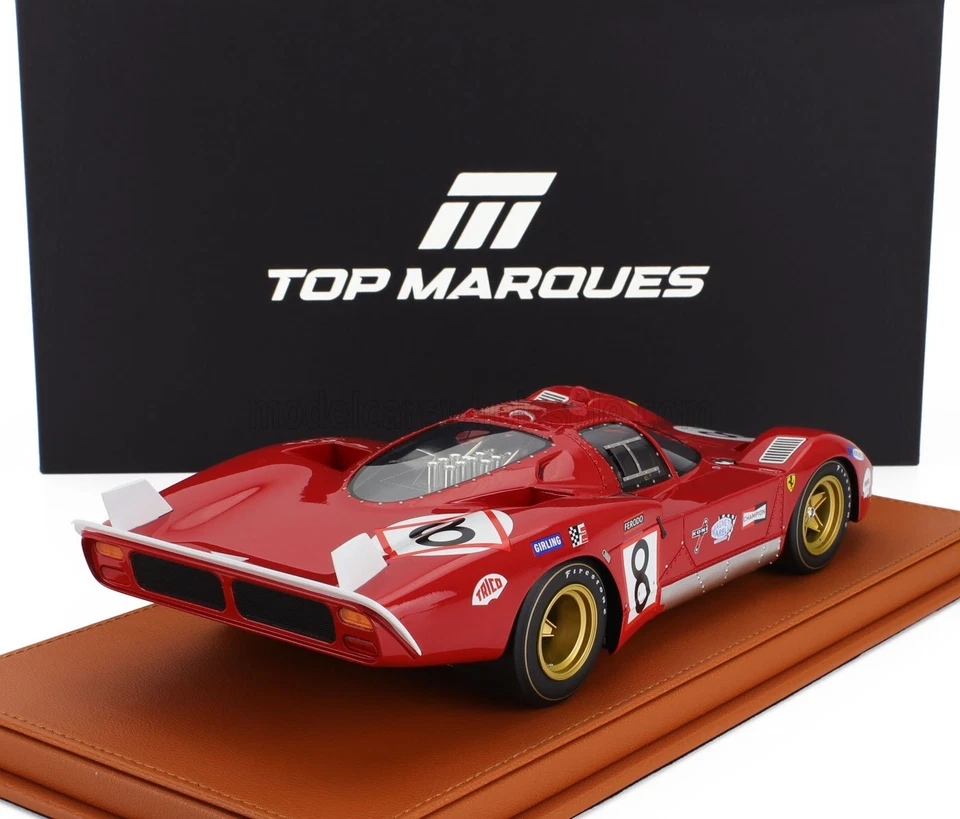 Top Marques - 1:18 Ferrari 512S 5.0L V12 Sefac Spa No.8 24h Le Mans 1970 Artu... Foto 2 de 2