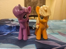 My Little Pony G4 Twilight Sparkle and Applejack solid (both sold together)