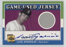 2001 Upper Deck Decade 1970's Game-Used Jersey Luis Aparicio #SJ-LA Auto HOF 7xr