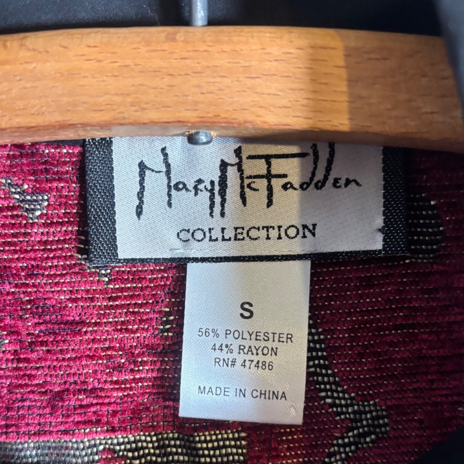 Mary McFadden Collection Tapestry Patchwork Jacke… - image 3