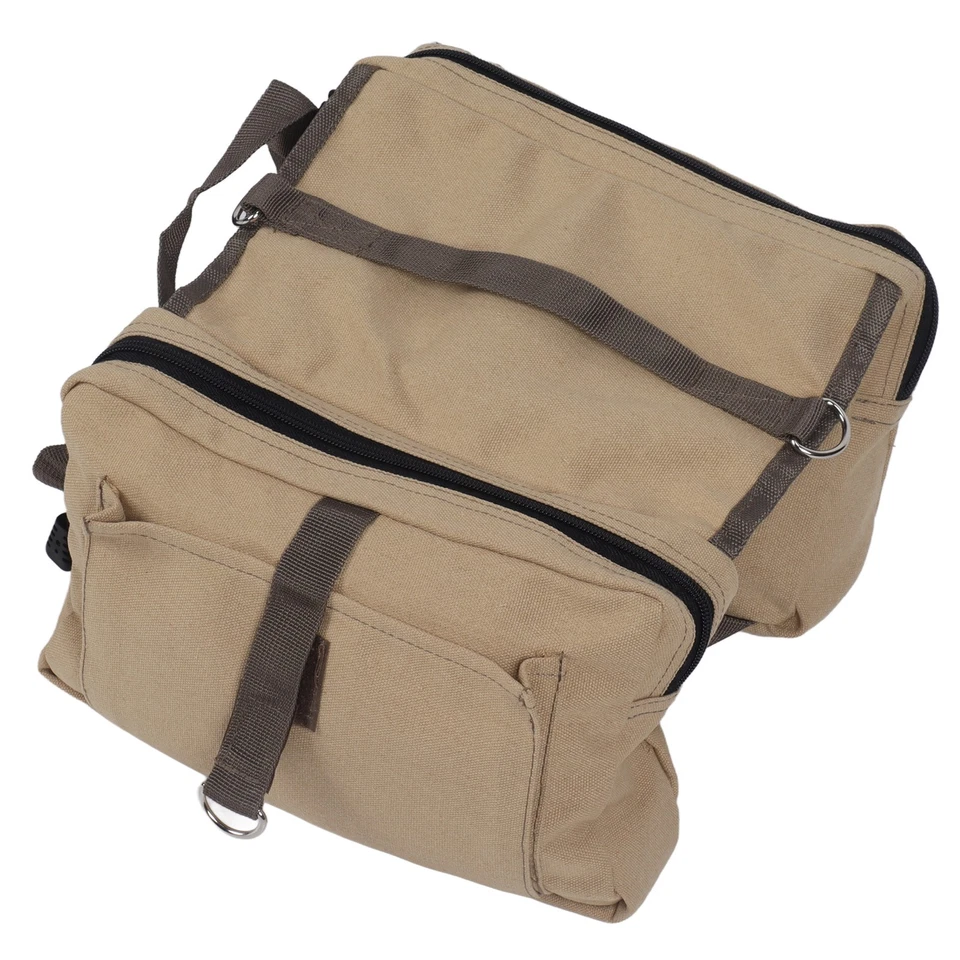 Mochila para perros arnés ligera bolsa de sillín de camping para perros con bolsillos para exteriores Foto 4 de 4