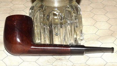 PRINCE OF WALES MADE IN LONDON CONQUEST 11 9679 Sitter Tobacco Pipe #E061