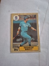 1987 Topps - George Brett 400. Biggest Error Card Ever. Bck Dont Match The Front