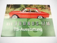 Ford Taunus 17M TS P3 Limousine 1758 ccm Prospekt 1960er Jahre