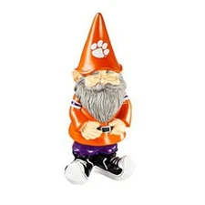 Clemson University Tigers Garden Gnome, 11 Inch Hand Painted Resin Statue,...