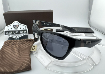 OAKLEY JUPITER LX BLACK PATTERN W/ GREY SUNGLASSES 03-283