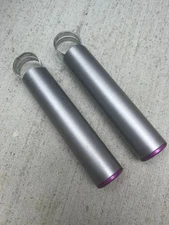 Piranha Drop Bar Road Bike Bar Ends Clip-ons | 23.8 mm / Purple Caps / EXC