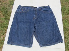 Rocawear Blue Denim Mens Shorts Size 40 Preowned