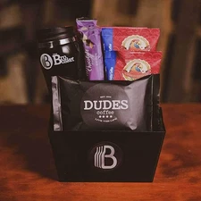 The BroBox Premium Healthy Coffee Lovers Care Package | Packed with a Dark Choc