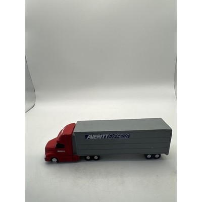 Averitt Express Semi Truck Trailer Toy Red Gray Collectible