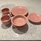 Fiestaware 2-three Place Settings. Pink