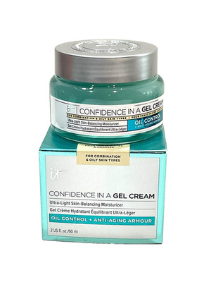 it Cosmetics Confidence In A Gel Ultra-Light Skin-Balancing Moisturizer 2 oz NEW