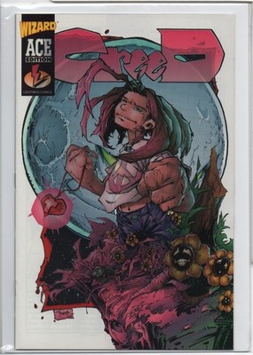 CREED #1   WIZARD ACE EDITION - ACETATE COVER   W/COA   TRENT KANIUGA - 1996