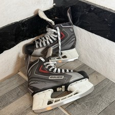 Bauer Vapor Elite Ice Hockey Skates UK 8.5 Ankle Boots Sports Black Lace Up
