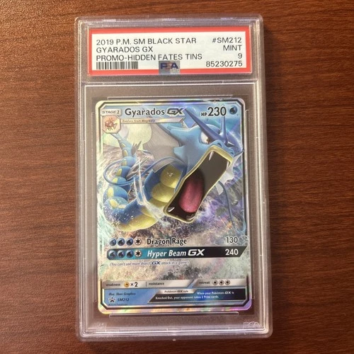 Gyarados GX SM212 Black Star Promo Hidden Fates 2019 Near Mint PSA 9 Holo Foil