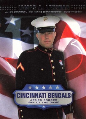 Lance Corporal James A. Lenhan 2008 Topps #AFF-JL Cincinnati Bengals Football