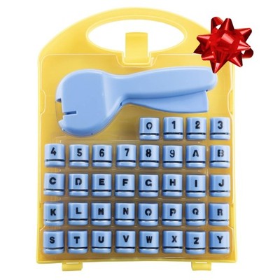 Scs Direct Letters And Numbers Paper Punchers- 37Pc Mini Paper Punchers W Case