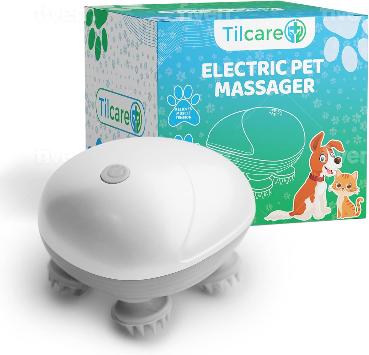 Coccola Elettrica per Cani e Gatti | Massaggiatore Portatile Soft