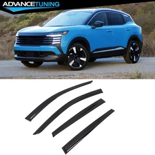 Fits 25-26 Nissan Kicks Acrylic Mugen Style Window Visors Shade Deflectors 4PCS