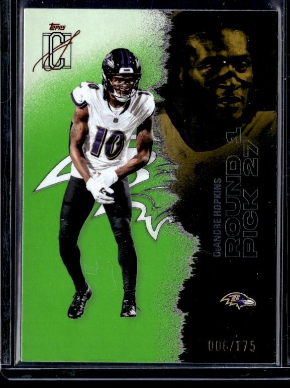2025 Topps Signature Class #63 DeAndre Hopkins Lime Green #/175