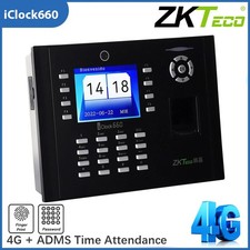 ZKTeco iClock660 4G Biometric Fingerprint Time Attendance Machine Control ADMS