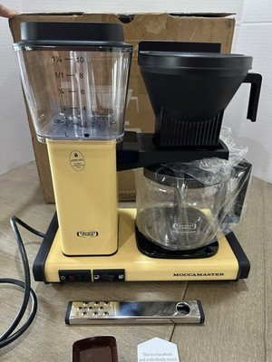 Technivorm MOCCAMASTER 53927 KBGV Coffee Maker Machine Butter Yellow imperfect