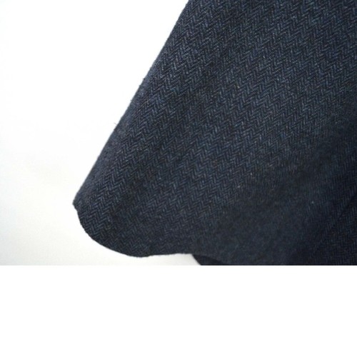 Vintage PRAIRIE Wool Gray Colorful Beaded DRESS artsy retro tweed office - Picture 7 of 8