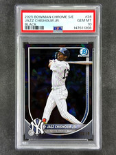 2025 Bowman Chrome Sapphire #34 Jazz Chisholm Jr. Black Refractor /10 PSA 10 Gem