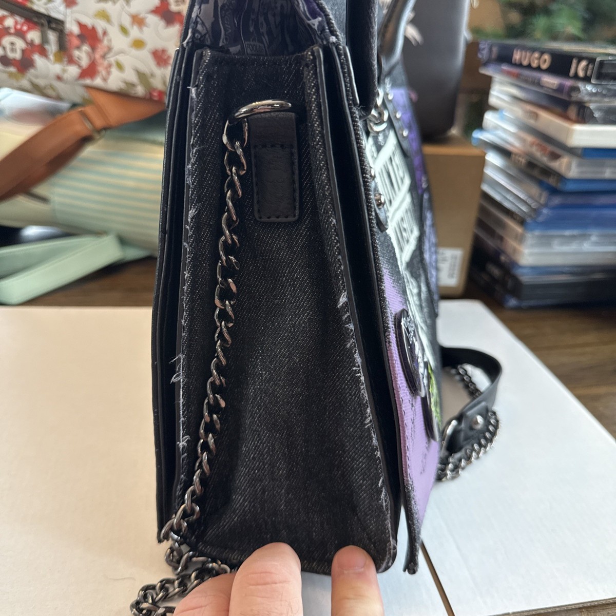 The Haunted Mansion with this ghoulish bag! Loungefly Disney The Haunted Mansion Hitchhiking Ghosts  main image 3