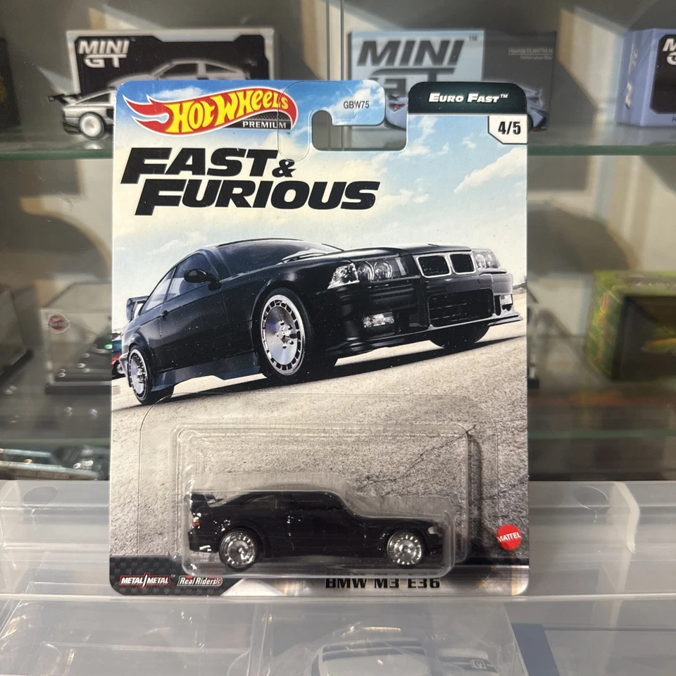 Hot Wheels Fast & Furious Euro Fast Premium BMW M3 E36 #4 *COMO NUEVO* *Difícil de encontrar* Foto 2 de 2