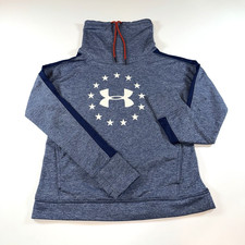 Women's Under Armour Size Small Vented Jersey Long Sleeve Turtleneck Sweatshirt