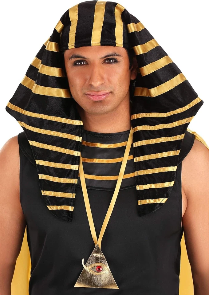 Dreamgirl Hombre Adulto Moda Rey de Egipto Tut XX-Grande, Negro/Dorado  Foto 4 de 4