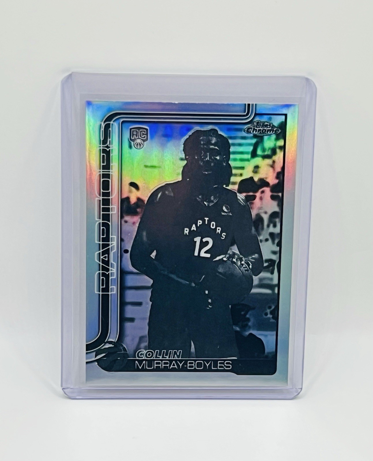 2025-26 Topps Chrome - Collin Murray-Boyles #259 Negative Refractor (RC) Raptors