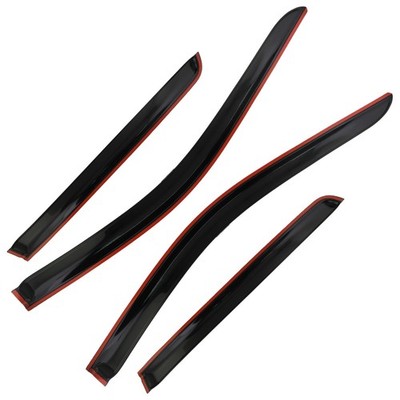 For 14-2018 Silverado 1500 Extended Cab 4PC Gloss Vent Visors Window Rain Guards